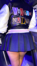 Load image into Gallery viewer, Vintage Nude Varsity Jacket (UNISEX)