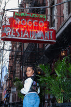 Load image into Gallery viewer, Vintage Nude Varsity Jacket (UNISEX)